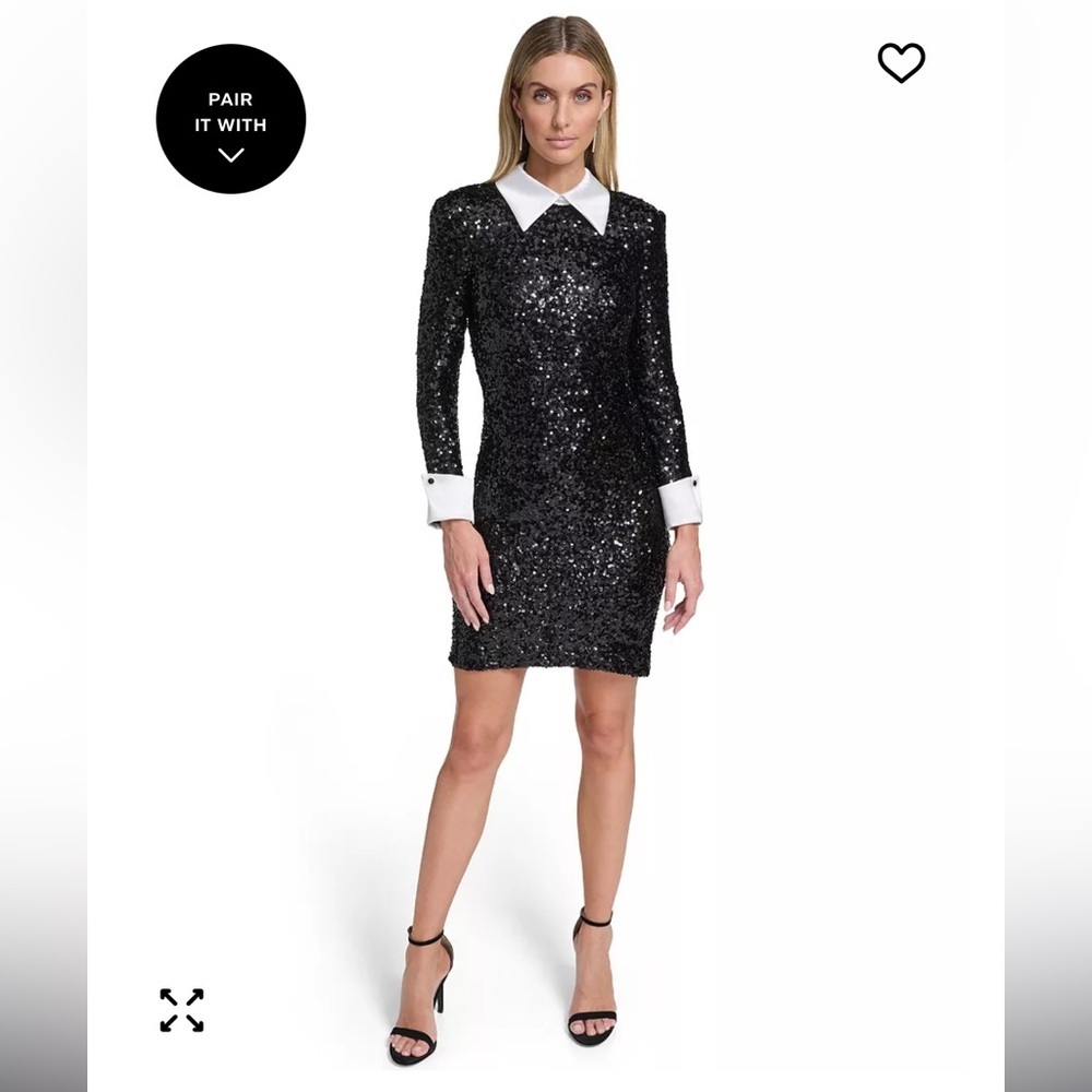 Women’s sequin collar dress size 6